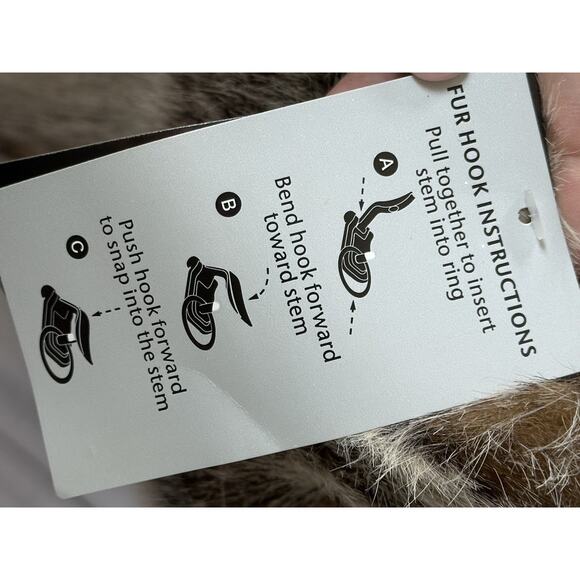 SCANDINAVIAN FOX FAUX FUR Unisex COAT NEW XL VINTAGE - Picture 8 of 16